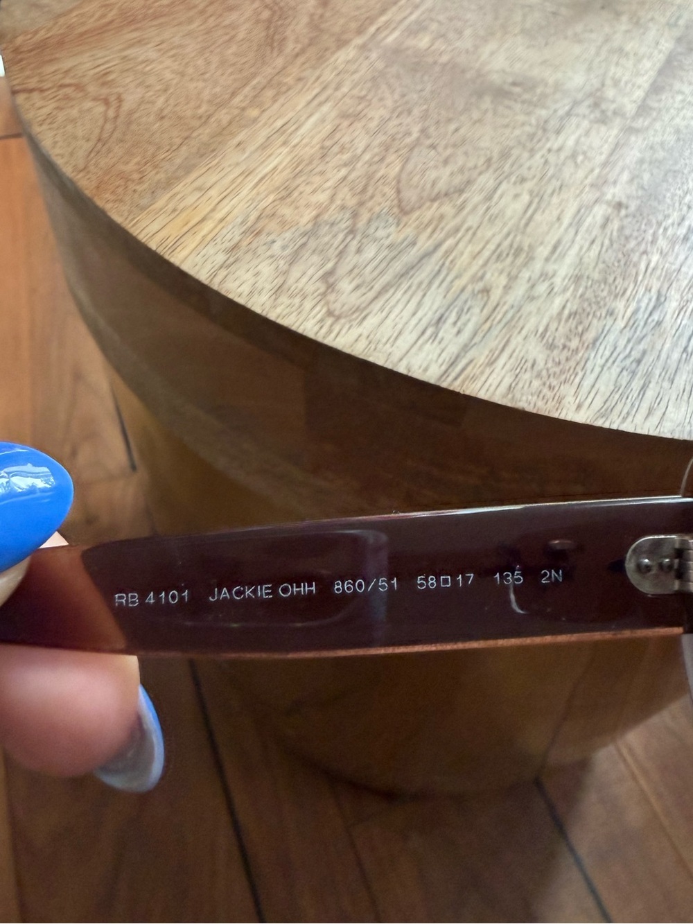 Ray-Ban Jackie Ohh Sunglasses RB4101 in Polished Brown - Picture 12 of 16